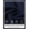 image:imageCOOFANDY Long Sleeve Polo Shirts for Men Lightweight Knit Polo SweaterNavy Blue  White Edge