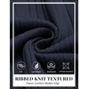 image:imageCOOFANDY Long Sleeve Polo Shirts for Men Lightweight Knit Polo SweaterNavy Blue
