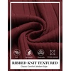 image:imageCOOFANDY Long Sleeve Polo Shirts for Men Lightweight Knit Polo SweaterWine Red