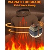 image:imageCOOFANDY Men Cotton Fleece Hooded Sweatshirt Casual Long Sleeve Hoodies Pullover Fashion Drawstring Hoodie with Kanga PocketDark Brown