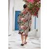 image:imageCOOFANDY Men Lightweight 2 Piece Kimono Robe with Shorts Japanese Robes Casual Open Front Long Cardigan With BeltWhiteluxury Print