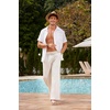 image:imageCOOFANDY Men Linen Pants Casual Elastic Waist Drawstring Pants Summer BeachA Linen Khaki