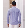 image:imageCOOFANDY Men Plaid Dress Shirts Long Sleeve Button Down Shirts Cotton ShirtBlue Purple Plaid