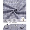 image:imageCOOFANDY Men Plaid Dress Shirts Long Sleeve Button Down Shirts Cotton ShirtGrey Plaid