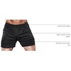 image:imageCOOFANDY Mens 2 Pack Gym Workout Shorts Athletic 5 Inch Running ShortsDark GrayBlack