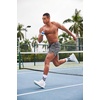 image:imageCOOFANDY Mens 2 Pack Gym Workout Shorts Athletic 5 Inch Running ShortsDark GrayNavy Blue