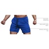 image:imageCOOFANDY Mens 2 Pack Gym Workout Shorts Athletic 5 Inch Running ShortsRoyal BlueBlack