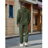 image:imageCOOFANDY Mens 2 Piece Tracksuit Casual Sweatsuit Hoodie Sweatpant OutfitArmy Green