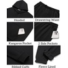 image:imageCOOFANDY Mens 2 Piece Tracksuit Casual Sweatsuit Hoodie Sweatpant OutfitBlack
