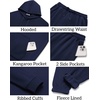 image:imageCOOFANDY Mens 2 Piece Tracksuit Casual Sweatsuit Hoodie Sweatpant OutfitBlue Violet