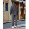 image:imageCOOFANDY Mens 2 Piece Tracksuit Casual Sweatsuit Hoodie Sweatpant OutfitGrey