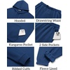 image:imageCOOFANDY Mens 2 Piece Tracksuit Casual Sweatsuit Hoodie Sweatpant OutfitNavy