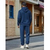 image:imageCOOFANDY Mens 2 Piece Tracksuit Casual Sweatsuit Hoodie Sweatpant OutfitNavy