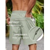 image:imageCOOFANDY Mens 9 Casual Shorts with Zipper Pockets Lightweight Chino ShortsLoden Frost