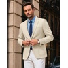 image:imageCOOFANDY Mens Blazer Casual Sport Coats One Button Lightweight Sport JacketBeige
