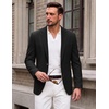 image:imageCOOFANDY Mens Blazer Casual Sport Coats One Button Lightweight Sport JacketBlack