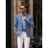 image:imageCOOFANDY Mens Blazer Casual Sport Coats One Button Lightweight Sport JacketBlue