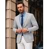 image:imageCOOFANDY Mens Blazer Casual Sport Coats One Button Lightweight Sport JacketLight Grey