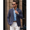 image:imageCOOFANDY Mens Blazer Casual Sport Coats One Button Lightweight Sport JacketNavy Blue