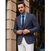 image:imageCOOFANDY Mens Blazer Casual Sport Coats One Button Lightweight Sport JacketNavy Blue