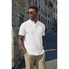 image:imageCOOFANDY Mens Casual Henley Shirt Short Sleeve Cotton Band Collar ShirtWhite