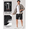 image:imageCOOFANDY Mens Cotton Chino Shorts 9 Inch Casual Shorts Summer Beach ShortsBlack