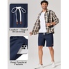 image:imageCOOFANDY Mens Cotton Chino Shorts 9 Inch Casual Shorts Summer Beach ShortsNavy Blue