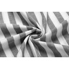 image:imageCOOFANDY Mens Cotton Linen Henley TShirts Long Sleeve Casual Beach ShirtsBlack White Striped