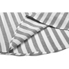 image:imageCOOFANDY Mens Cotton Linen Henley TShirts Long Sleeve Casual Beach ShirtsBlack White Striped