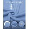 image:imageCOOFANDY Mens Fleece Hoodie Long Sleeve Hooded Sweatshirt Casual Basic Essential Drawstring Pullover Hoodie With PocketSky Blue