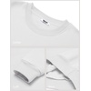 image:imageCOOFANDY Mens Fleece Pullover Crewneck Sweatshirts Soft Casual Long Sleeves Sweatshirt Crew Neck Pullover SweaterWhite