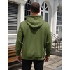 image:imageCOOFANDY Mens Hoodie Pullover Casual Hooded Sweatshirt Kangaroo PocketArmy Green