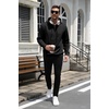 image:imageCOOFANDY Mens Hoodie Pullover Casual Hooded Sweatshirt Kangaroo PocketBlack