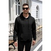 image:imageCOOFANDY Mens Hoodie Pullover Casual Hooded Sweatshirt Kangaroo PocketBlack