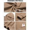 image:imageCOOFANDY Mens Hoodie Pullover Casual Hooded Sweatshirt Kangaroo PocketCamel