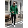 image:imageCOOFANDY Mens Hoodie Pullover Casual Hooded Sweatshirt Kangaroo PocketGreen
