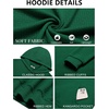 image:imageCOOFANDY Mens Hoodie Pullover Casual Hooded Sweatshirt Kangaroo PocketGreen