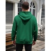 image:imageCOOFANDY Mens Hoodie Pullover Casual Hooded Sweatshirt Kangaroo PocketGreen