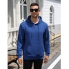 image:imageCOOFANDY Mens Hoodie Pullover Casual Hooded Sweatshirt Kangaroo PocketRoyal Blue