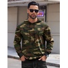 image:imageCOOFANDY Mens Hoodies Pullover Long Sleeve Casual Fashion Sweatshirts Drawstring Gym Hooded Shirt with Kanga PocketCamo