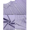 image:imageCOOFANDY Mens Knit Short Sleeve Shirts Button Down Summer Polo ShirtLilac Purple