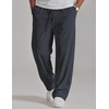 image:imageCOOFANDY Mens Lightweight Corduroy Pants Relaxed Drawstring SweatpantsCharcoal