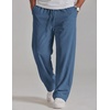 image:imageCOOFANDY Mens Lightweight Corduroy Pants Relaxed Drawstring SweatpantsNavy