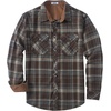 image:imageCOOFANDY Mens Lightweight Flannel Long Sleeve Casual Work Plaid ShirtsPlaidbrown  Blue  Beige