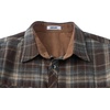 image:imageCOOFANDY Mens Lightweight Flannel Long Sleeve Casual Work Plaid ShirtsPlaidbrown  Blue  Beige