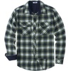 image:imageCOOFANDY Mens Lightweight Flannel Long Sleeve Casual Work Plaid ShirtsPlaidgreen  Navy  Beige