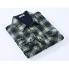 image:imageCOOFANDY Mens Lightweight Flannel Long Sleeve Casual Work Plaid ShirtsPlaidgreen  Navy  Beige