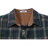 image:imageCOOFANDY Mens Lightweight Flannel Long Sleeve Casual Work Plaid ShirtsPlaidnavy  Green  Brown