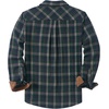 image:imageCOOFANDY Mens Lightweight Flannel Long Sleeve Casual Work Plaid ShirtsPlaidnavy  Green  Brown