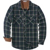 image:imageCOOFANDY Mens Lightweight Flannel Long Sleeve Casual Work Plaid ShirtsPlaidnavy  Green  Brown